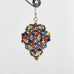 Hook pierces - Rose Gold filled 14K - Earrings Grapes Xochitl - Hook pierces - Rose Gold filled 14K - Rose Gold filled 14K